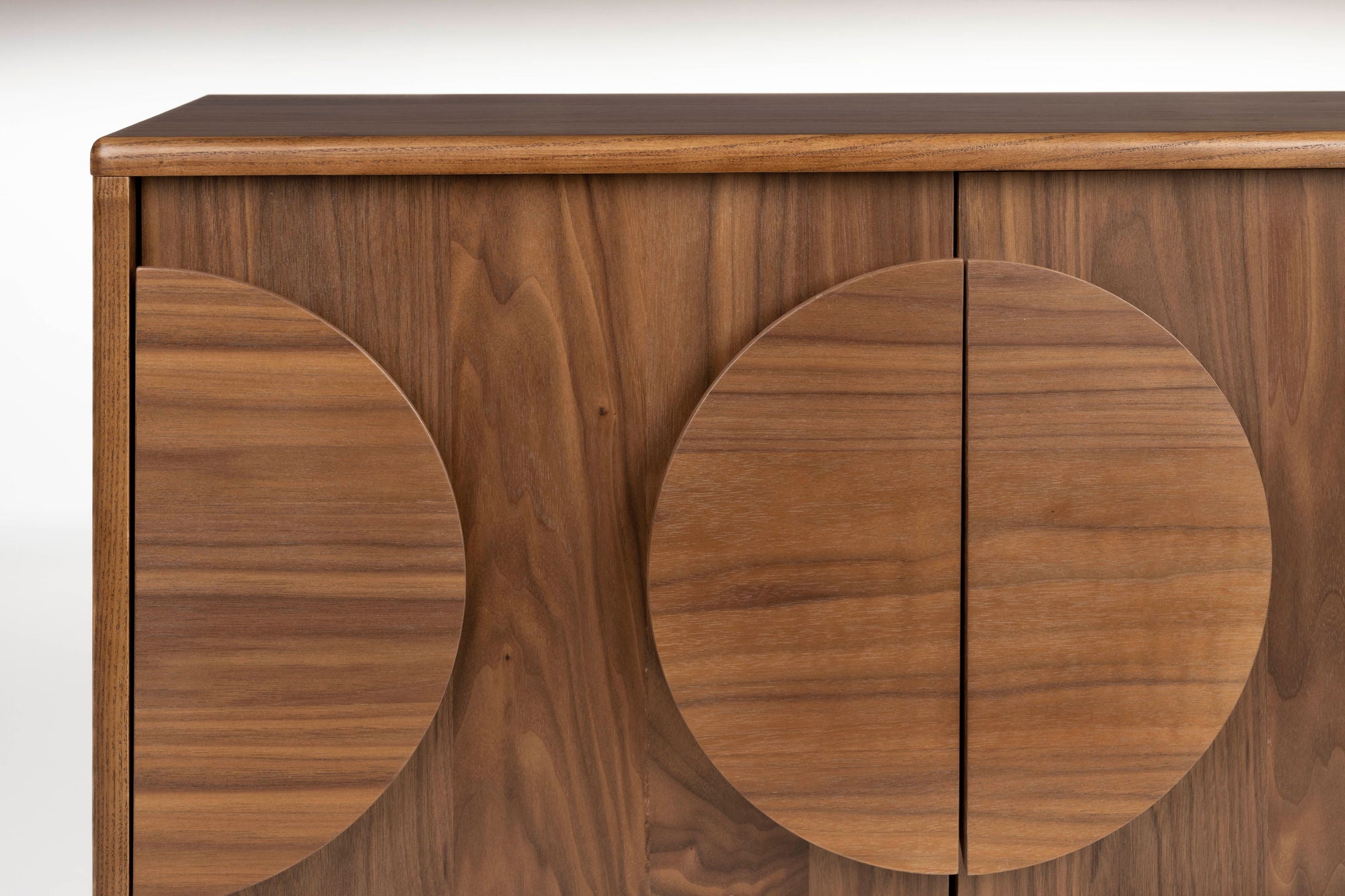 Zuiver Groove Walnut Wood Sideboard | 2 Doors